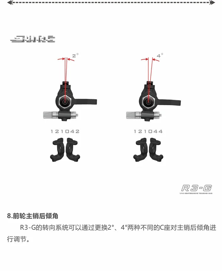 SNRC 120002 R3-G 1/10 RC Remote Control Vehicle Professional 4WD Electric Touring Car Racing Flat Car Frame