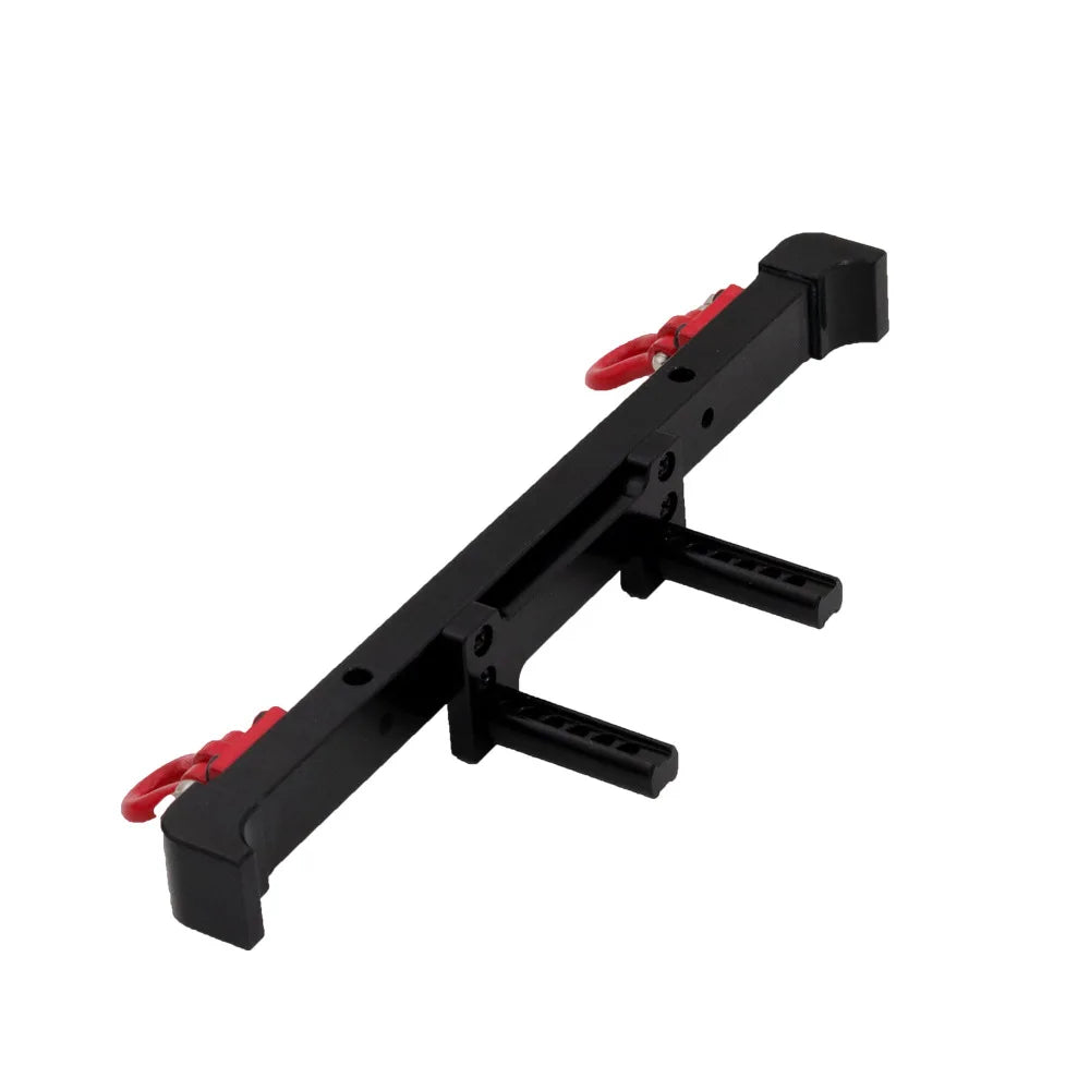 MN128 MN 128 Metal Front and Rear Bumper with Tow Hook RC Crawler Car Upgrade Parts Accessories