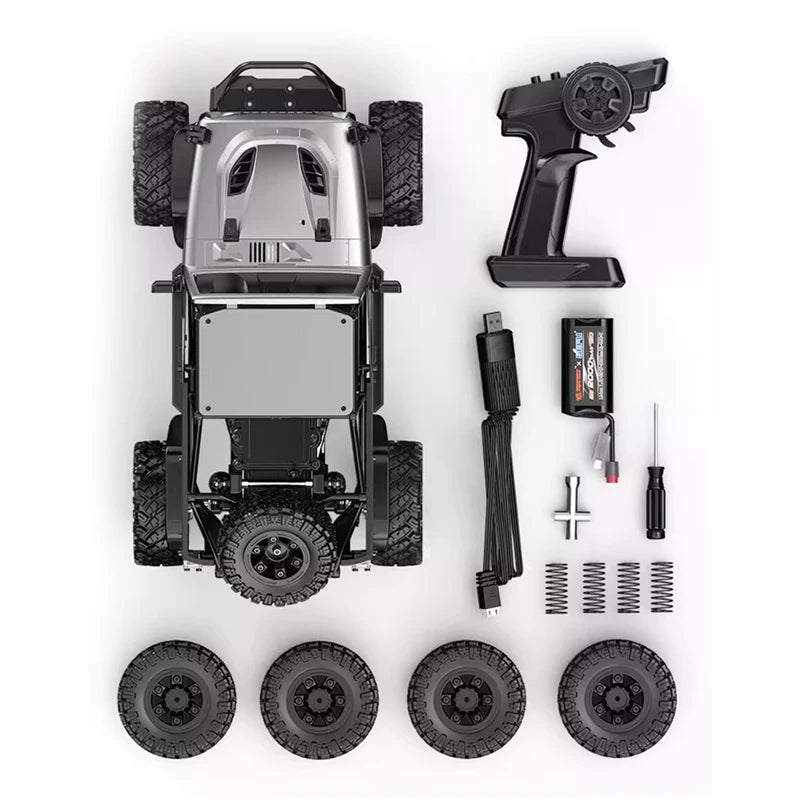 Mjx H12y Pro Rc Car 1/12 Brushless Off-Road Climbing Vehicle Magnetic Quick-Release Aluminum Metal Body Metal Servos Rc Toy