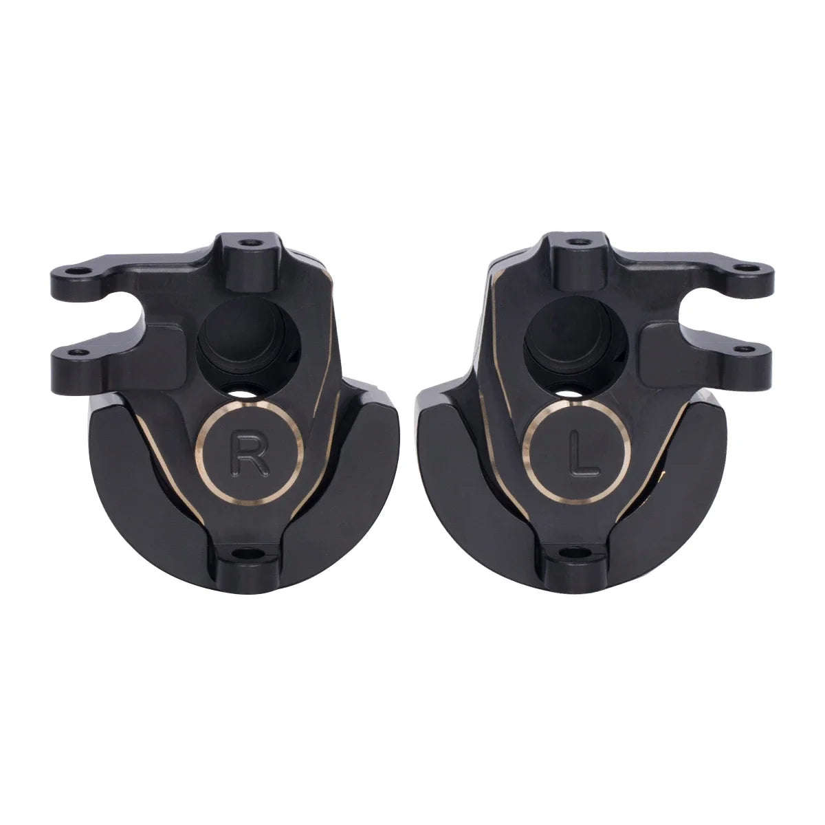 F10 Axle Brass Weights Steering Knuckles Front and Rear Portal Cover for 1/10 RC Crawler Vanquish VRD VS4-10 Phoenix LCG Upgrade
