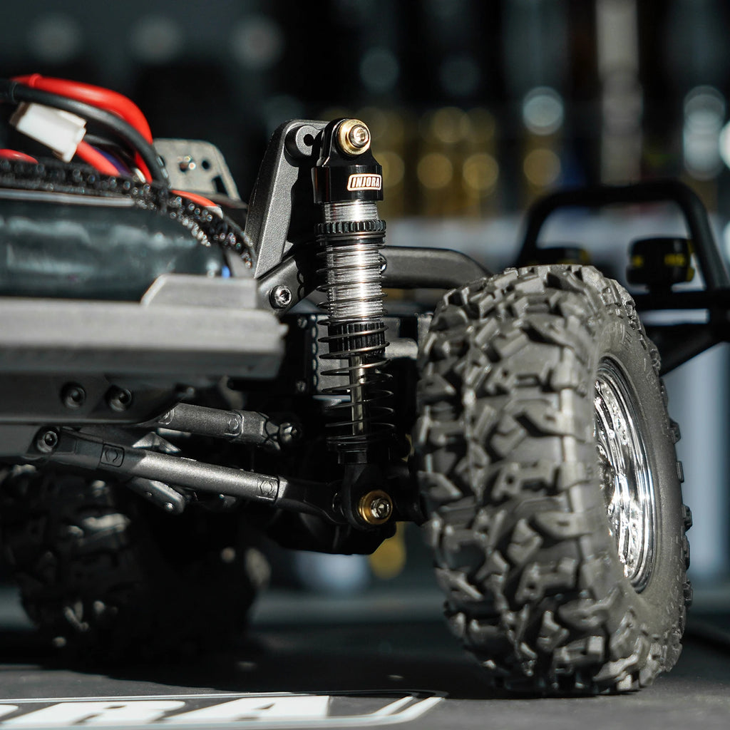 INJORA 53MM 59MM Threaded Shocks for 1/18 Redcat Ascent18 HPI Venture18