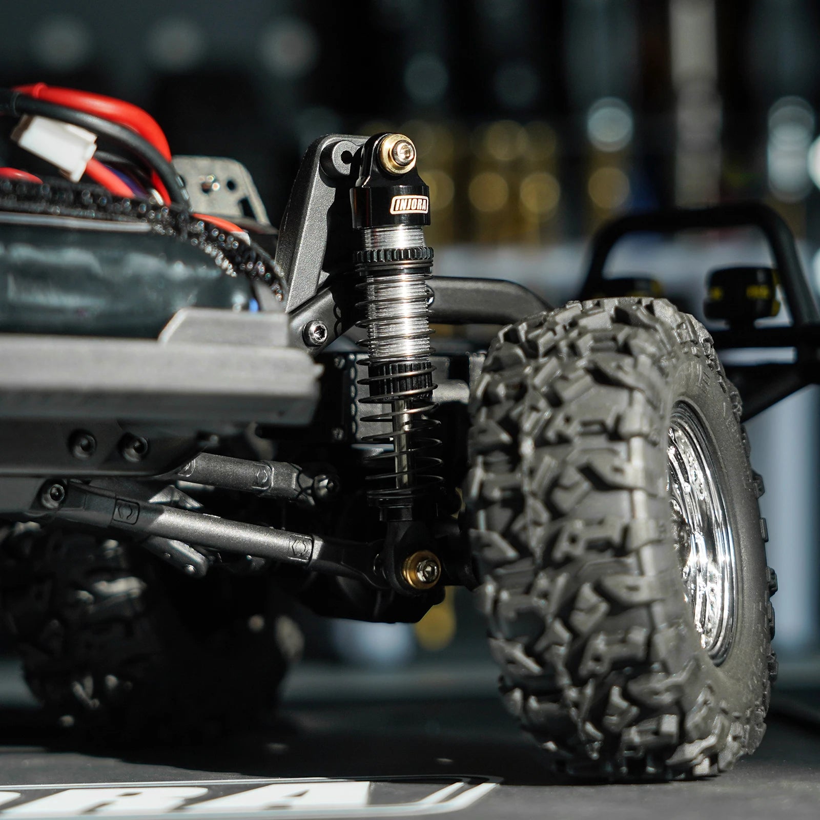 INJORA 53MM 59MM Threaded Shocks for 1/18 Redcat Ascent18 HPI Venture18
