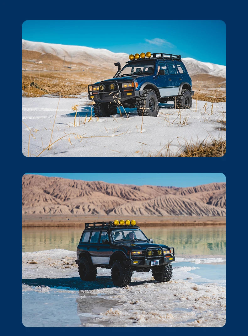 Fms Fcx10 Toyota Land Cruiser 1/10 Lc80 Pro V2 External Rotor Brushless Remote Control Off Road Climbing Vehicle 4wd Dual Speed
