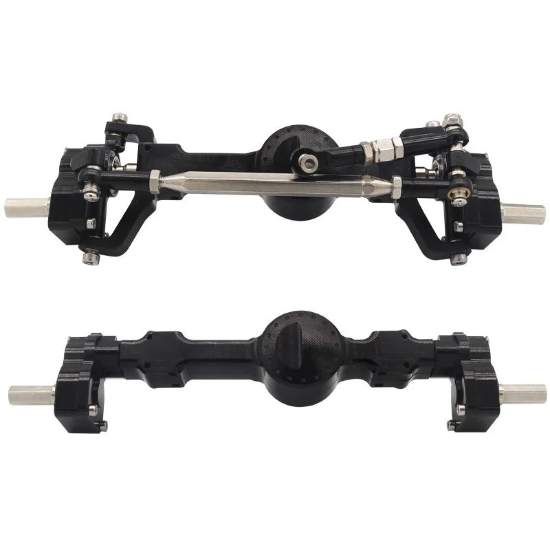 MN99S MN D90 D91 D96 MN98 MN45 CNC Metal Front and Rear Portal Axle Set 1/12 RC Car Upgrade Parts