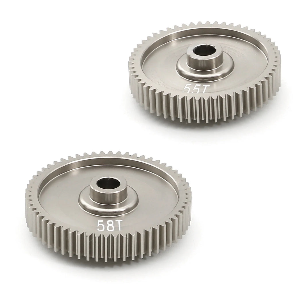 Tamiya TT01 1/10 RC Car High-Speed Gear Set: 55T, 58T #53665 Aluminum Alloy Gears