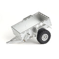 Scale Accessories TRX4M Utility Trailer with Hitch Mount CNC Aluminum for 1/18 RC Crawler TRX4-M Bronco Defender K10 High Trail
