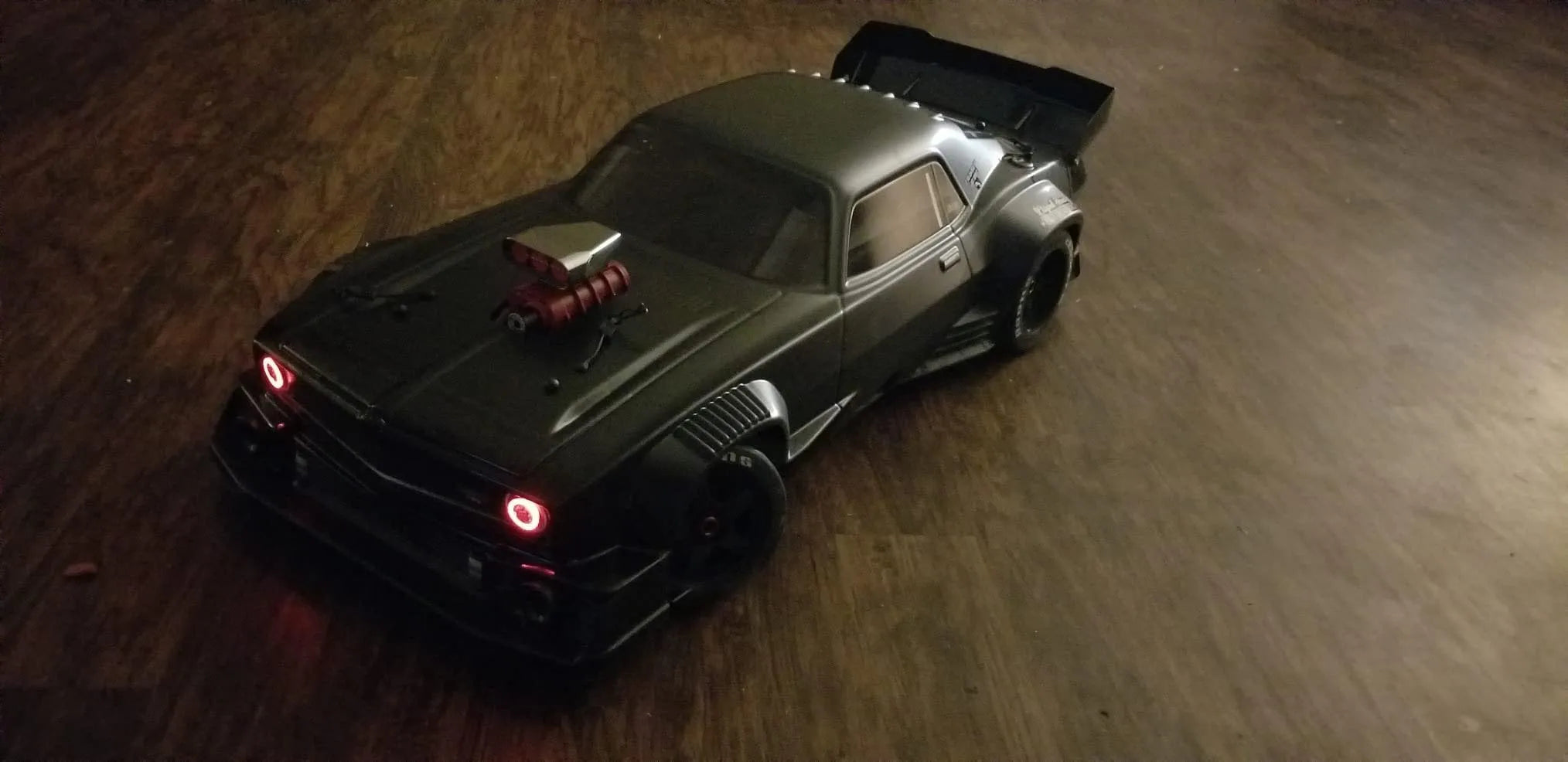 RC LED Light Kit Headlights Angel Eyes with 12 Modes for Traxxas TRX-4 Axial SCX10 RC4WD 1/10 RC Rock Crawler Car Accessories