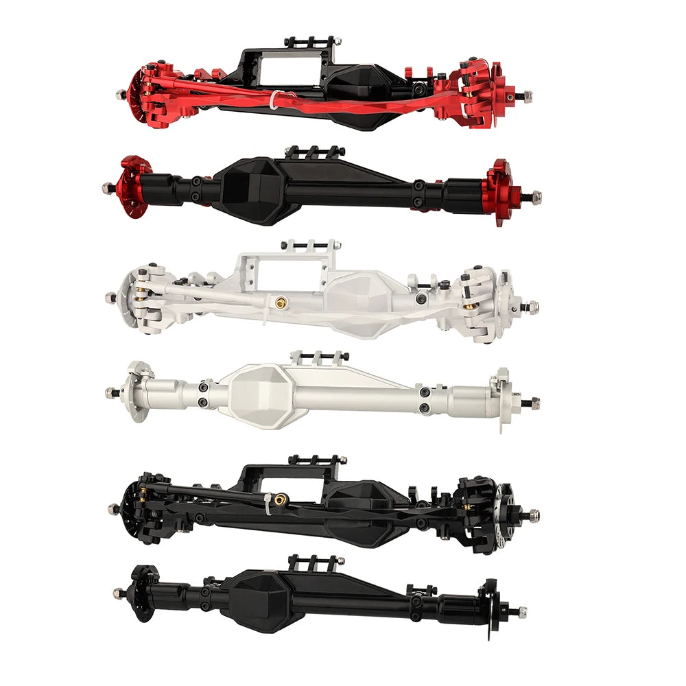 Aluminum Alloy Front / Rear Axle Assembly Set for Axial RBX10 Ryft 1/10 RC Cralwer Upgrades
