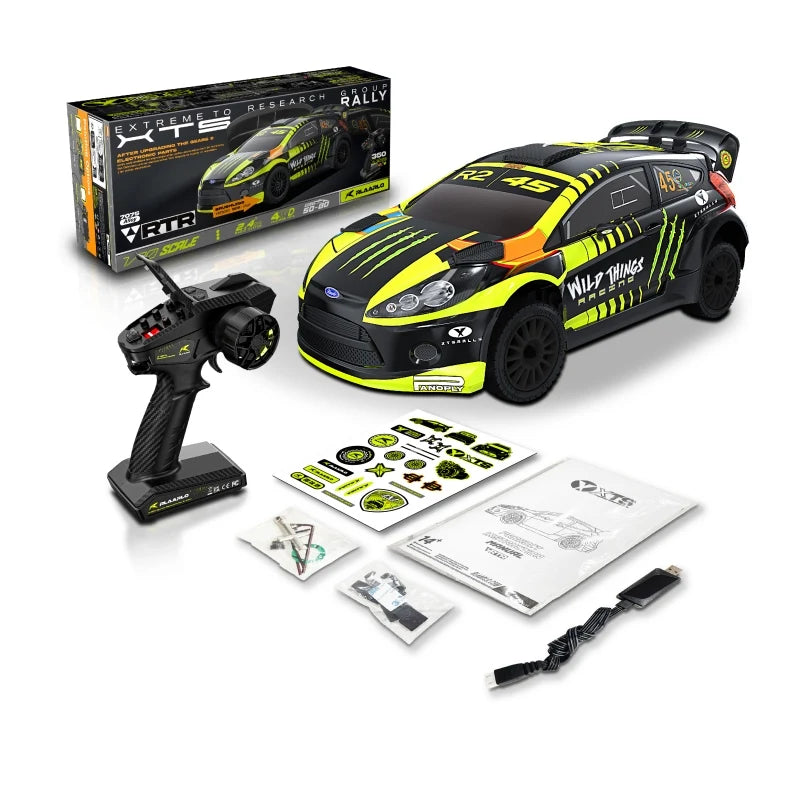 Rc Rally Car 1/10 F10 4wd Rtr Rc Simulation Racing Drift Off-Road Vehicle Model Rally Car 2.4g Remote Control Car Adult Boy Toys