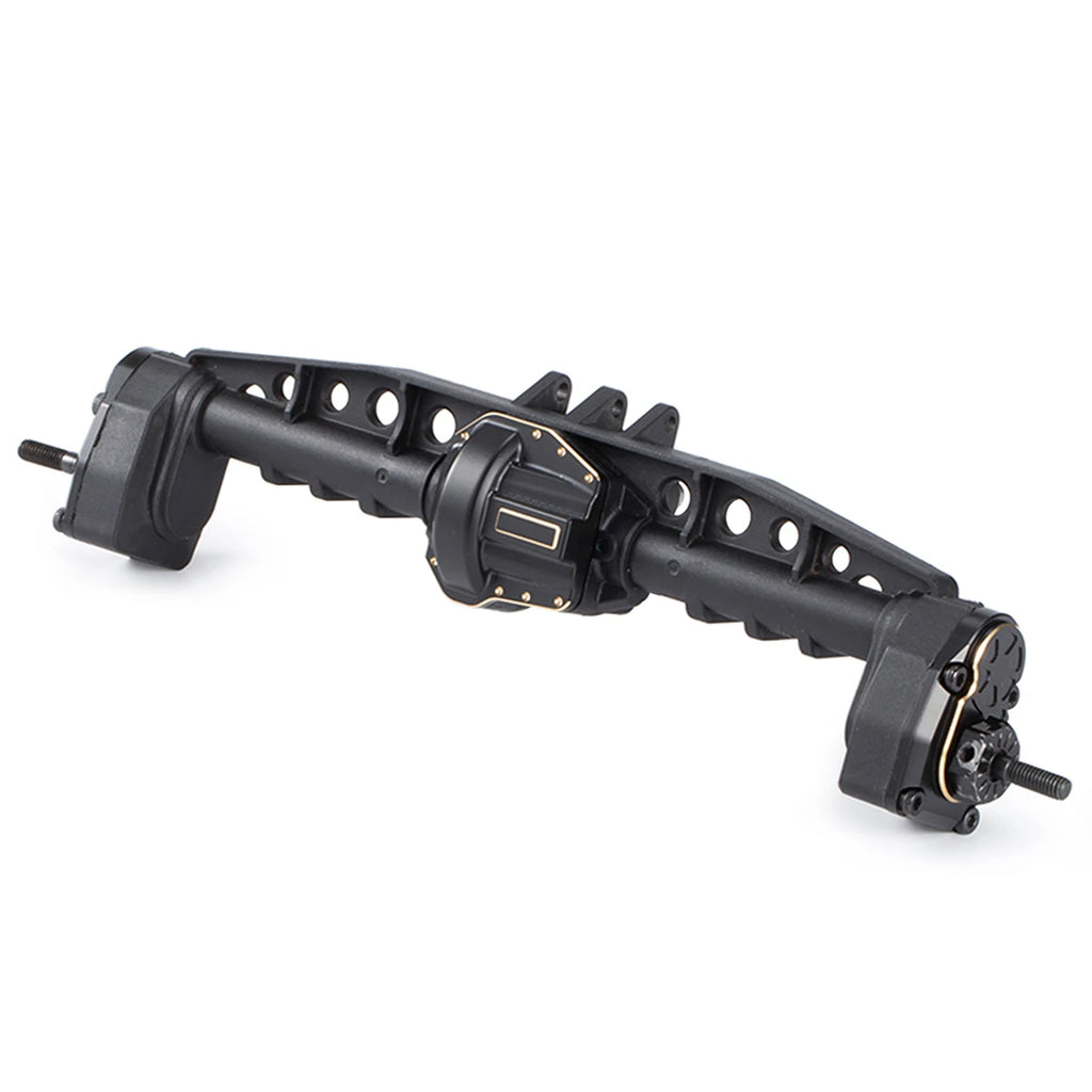 Black Brass Weights Steering Knuckles Portal Cover Set for Axial Capra SCX10 III AR45P SuperShafty CP44 Vanquish F9 Axle Housing