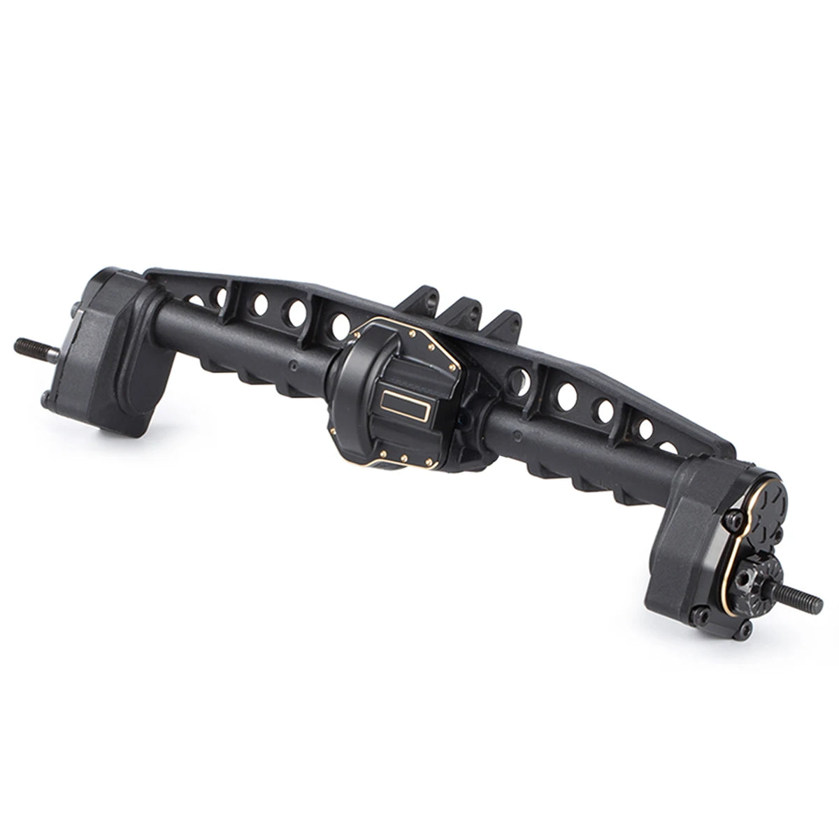 Black Brass Weights Steering Knuckles Portal Cover Set for Axial Capra SCX10 III AR45P SuperShafty CP44 Vanquish F9 Axle Housing