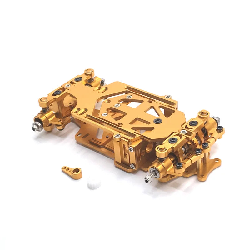 RUICHEN TECHNOLOGY RC01 1/28 RC Car Parts Metal Upgrade Rear Drive Racing Drift Mosquito Car Frame