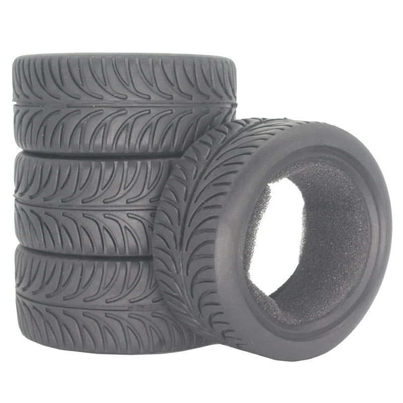 1:10 Scale RC model Car parts On Road 26mm High Grip Rubber Tires Fit HSP HPI HIMOTO REDCAT Racing for HSP 94123/94122/94103