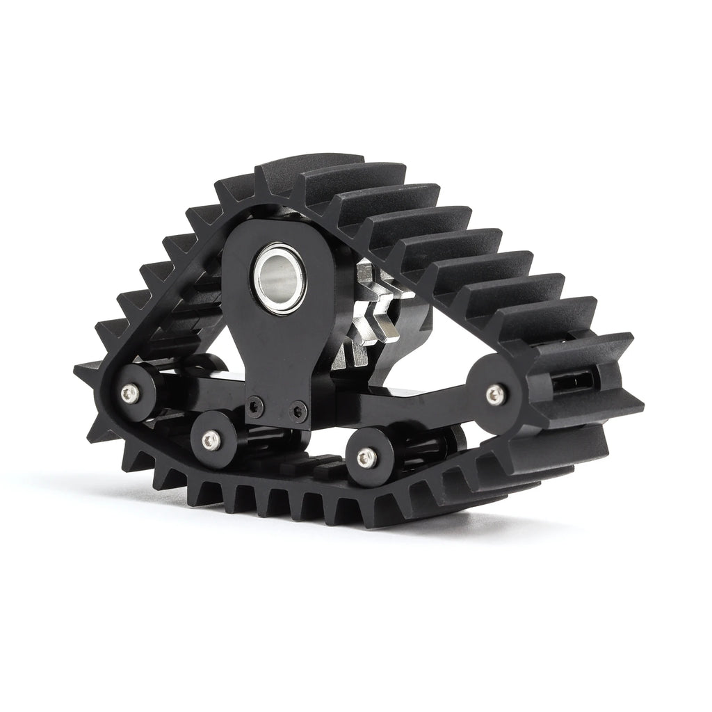4Pcs Snow Tires Set for 1/18 RC Crawler - Simulate Carload Tracks, Sandmobile Conversion DIY Upgrade Parts Fit TRX4-M