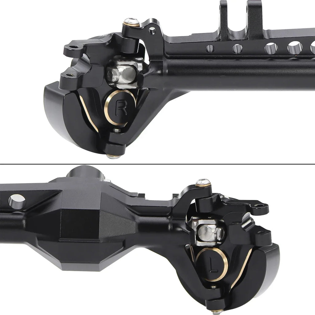 F10 Axle Brass Weights Steering Knuckles Front and Rear Portal Cover for 1/10 RC Crawler Vanquish VRD VS4-10 Phoenix LCG Upgrade