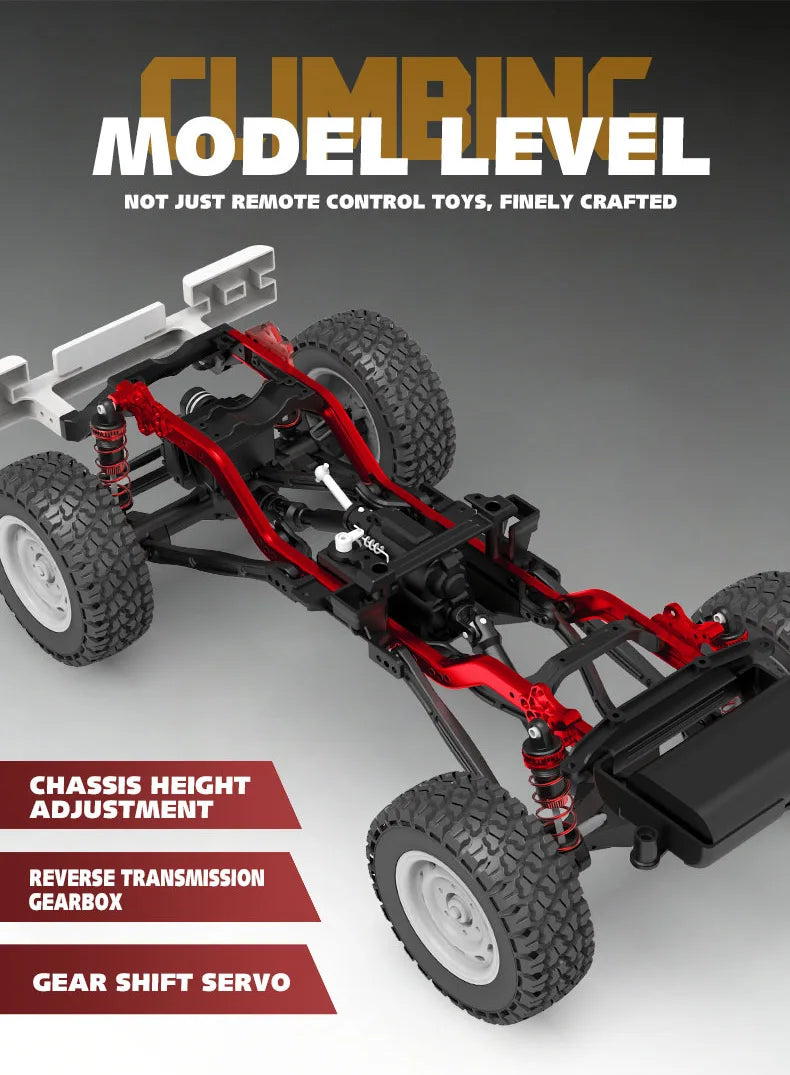 1:10 full scale pickup truck 4X4 professional remote control vehicle Defender simulated off-road climbing vehicle RC CAR