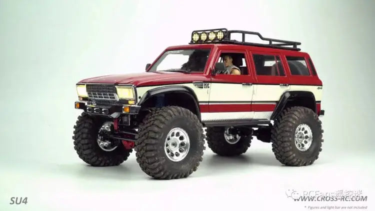 Crorc Su4 1/10 Four-Wheel Drive Rc Car Simulation Remote Control Electric Hard Shell Climbing Off Road Vehicle Model Toy Gift