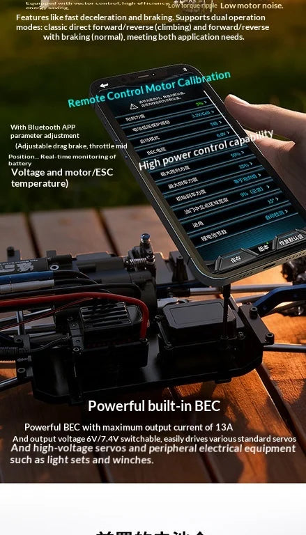New Upgrade 1/8 MJX H8H V3 RC Crawler Remote-Controlled 4x4 off-Road Vehicle Brushless Simulation Car Model RC Car