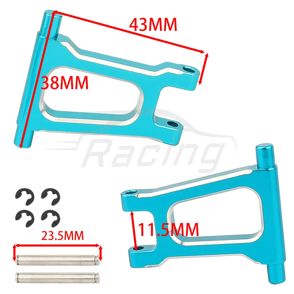 Metal Suspension Arms Steering Knuckle Gearbox Housing Motor Mount CVD Shaft for Tamiya TT01 TT-01 1/10 RC Car Upgrade Parts