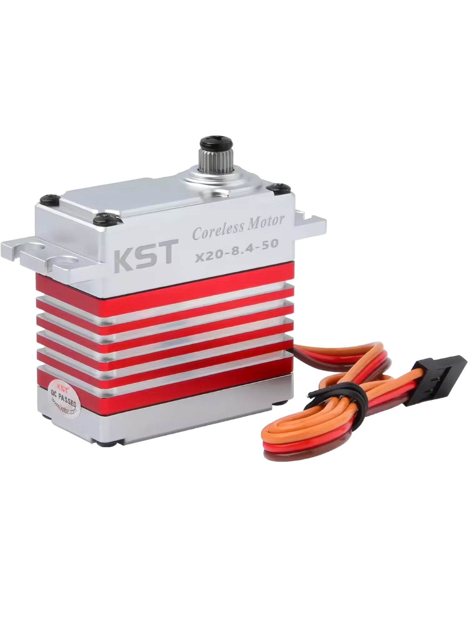 KST X20-8.4-50 V8.0 Brushless Metal Gear Digital Servo 0.15sec 45kg for Large Scale RC Plane 1/8 1/10 On-road Off-road RC Car