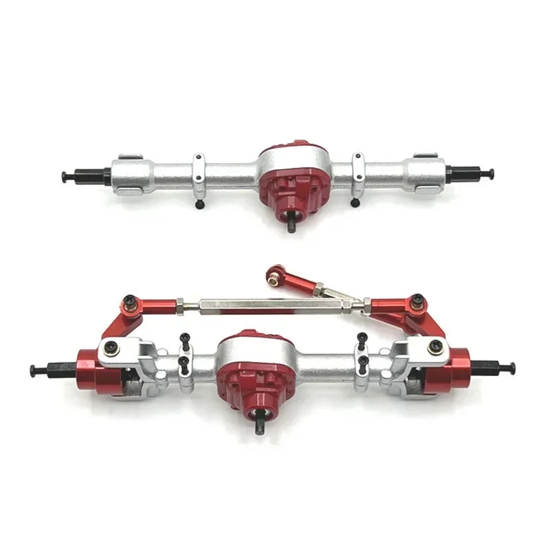 Metal Upgrade, Front And Rear Axle Assemblies, For MN Model 1/12 MN82 LC79 MN78 RC Car Parts