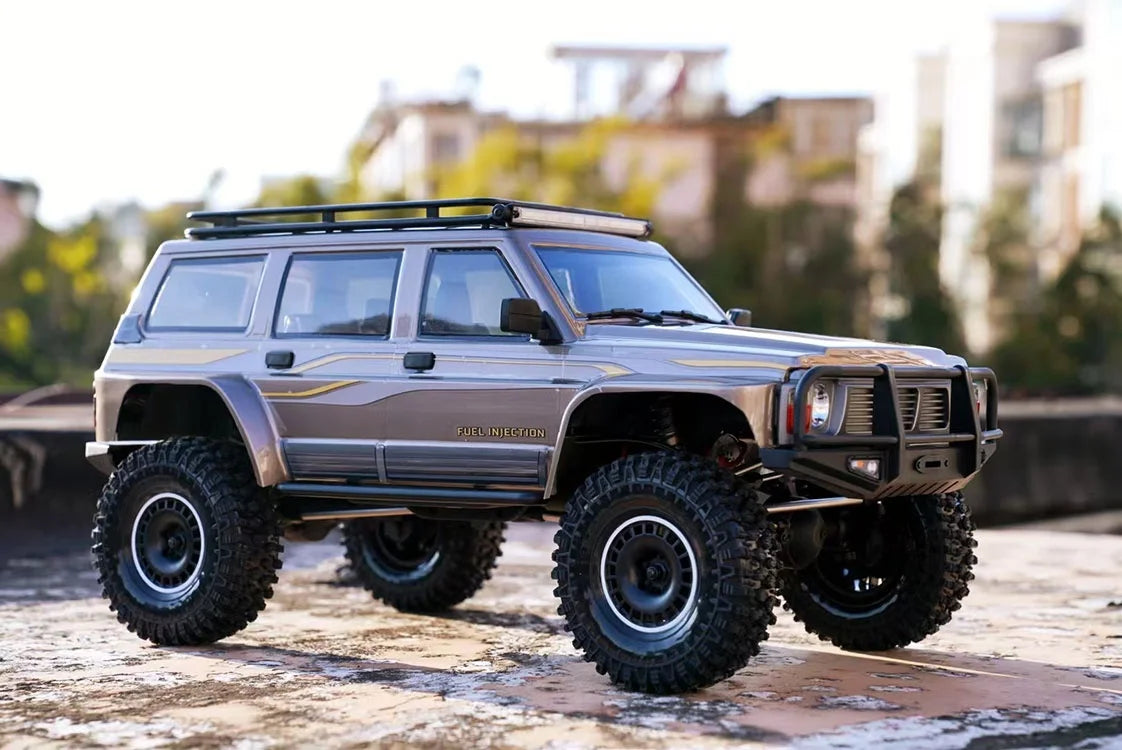 YK4107 Pro Brushless 1/10 Simulation Patrol RC Remote Control Brushless 4WD Differential Lock Climbing Car Off-road Vehicle Gift