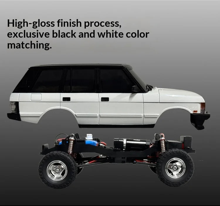 Upgraded RC Car 1/18 Scale LD18401PRO Brushless Motor Metal Transmission 4WD High-Speed Off-Road Vehicle with Remote Control