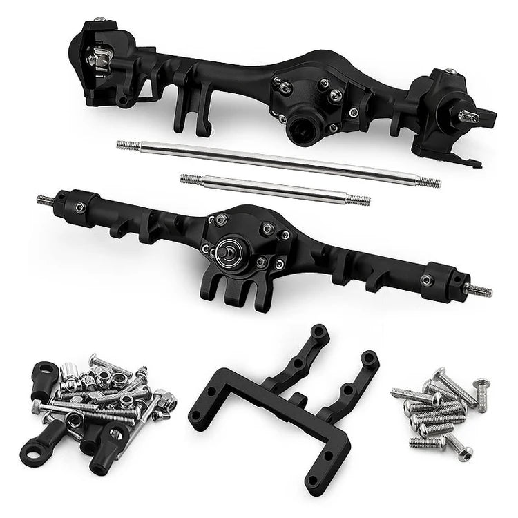 F10T CNC Aluminum Axle Set for Axial SCX10 II SCX10 III VS4-10  10.2 Complete Upgrade Axles Assembly for RC Crawler Truck Parts
