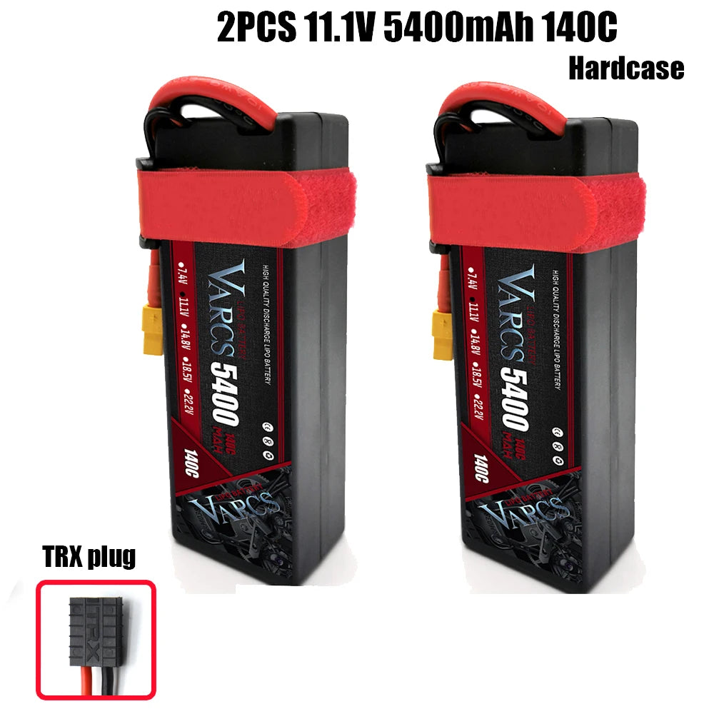 VARCS Lipo 3S 4S Lipo 14.8V 15.2V 11.1V 11.4V Battery 6500mah 7000mah  8400mah 9200mah 10000mah 6200ma 5200mah XT90 EC5 RC Car