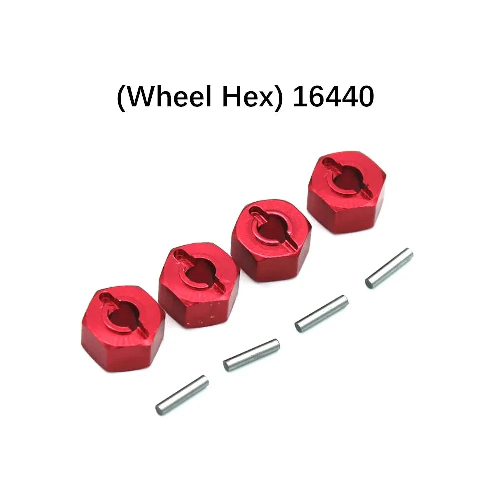 Aluminum Alloy Suspension Arm  Cup Set Upgrade Metal Parts Accessories For Mjx Hyper 1/16 Go  RC Car 16207 16208 16209 H16 H16BM