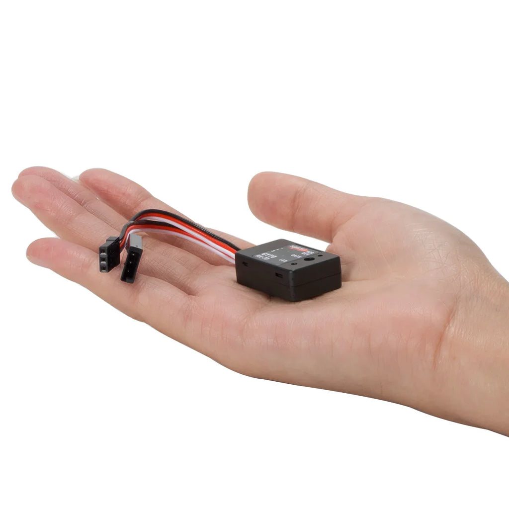 1Pcs Plastic Mini Gyro Stability Control Drift Car Gyroscope 4.8-7.4V for 1/10 1/12 RC Crawler RX-7D Boat