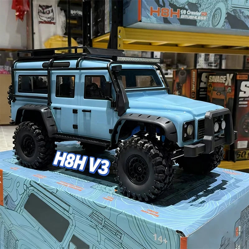 New Upgrade 1/8 MJX H8H V3 RC Crawler Remote-Controlled 4x4 off-Road Vehicle Brushless Simulation Car Model RC Car