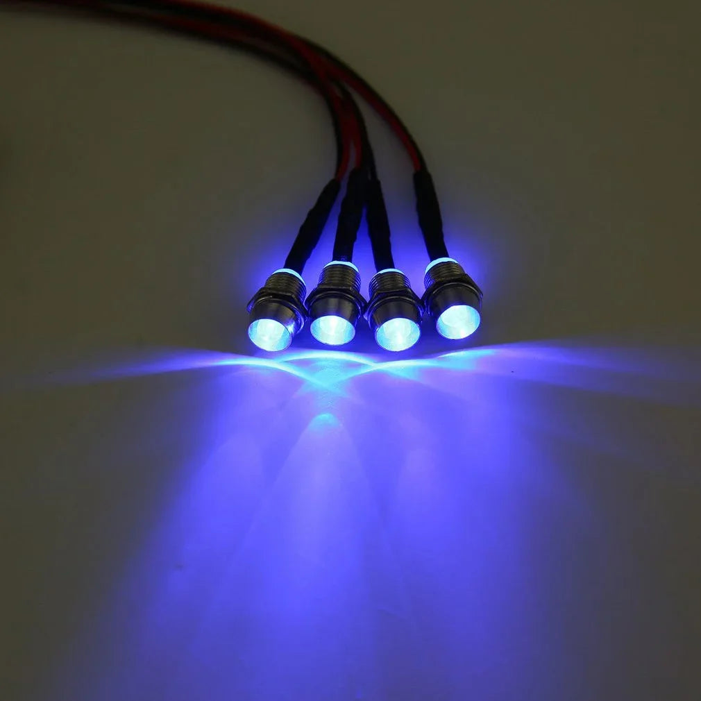 RC LED Light Kit headlamps for 1/10 1/8 1/12 RC Car Truck Crawler Drift Car Headlight Taillight TRAXXAS HSP HPI MN99 MN90