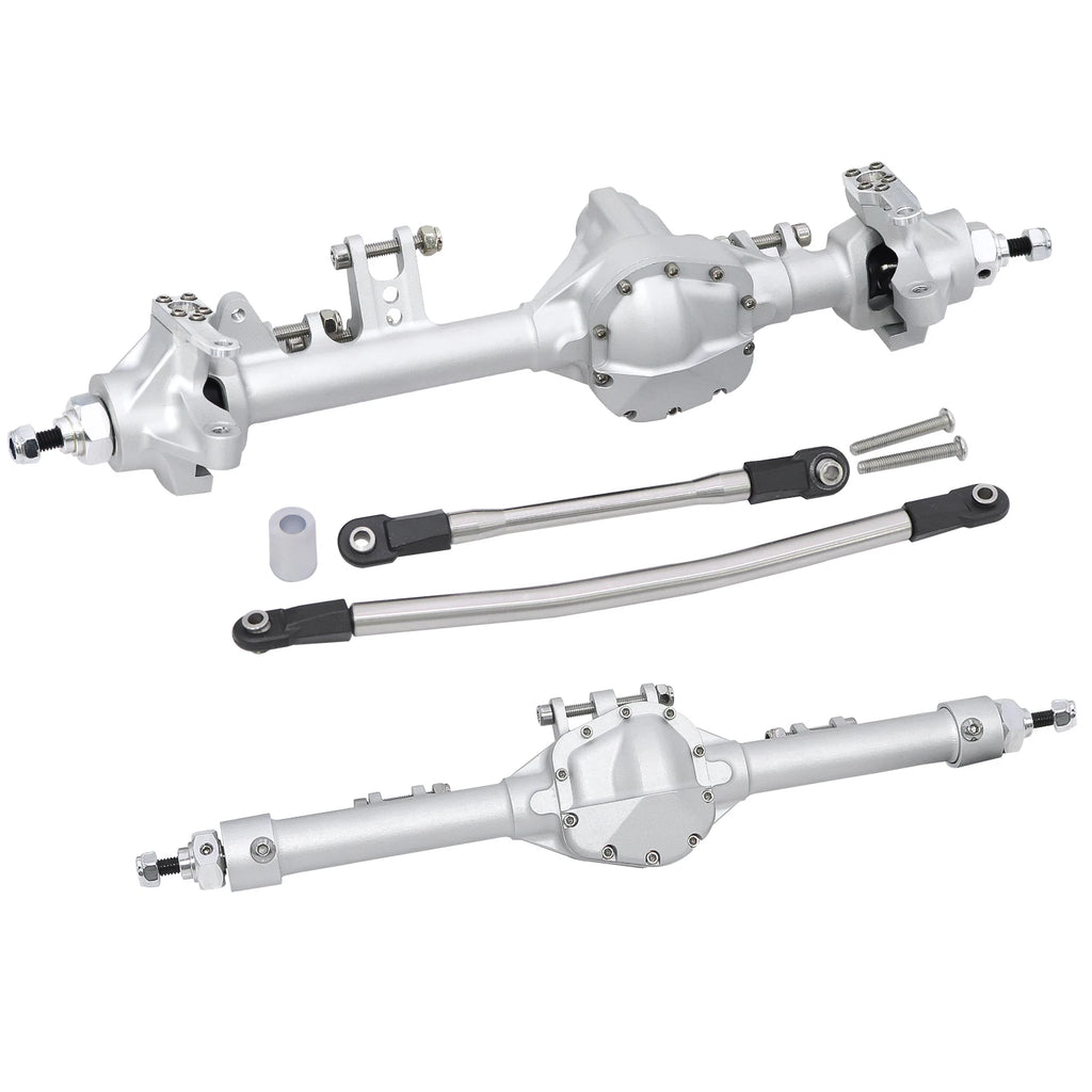 CNC Aluminum Front Rear Straight Axle One Piece Construction Offset  For 1/10 RC Crawler Axial SCX10 II Vanquish VS4-10 Chassis