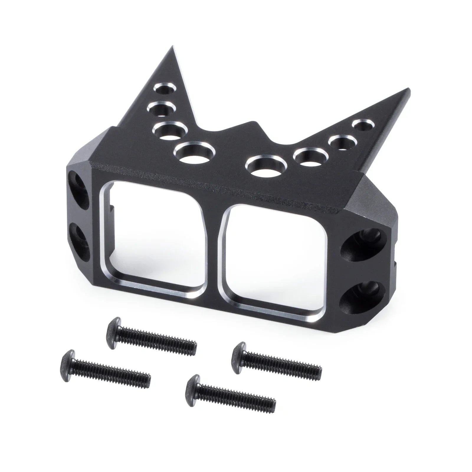 Aluminum Steering Servo Guard Armor Protective Cover Servo Mount for 1/10 RC Car Bouncer Axial Wraith 90018 RR10 Capra 1.9UTB