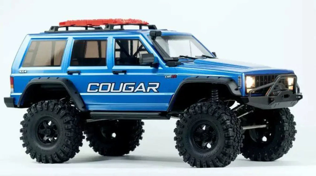 Cro 1/8 Rc Car Remote Control Electric Emo X2 Lion Differential Lock Dual Speed Door Bridge Climbing Off-Road Vehicle Model Gift