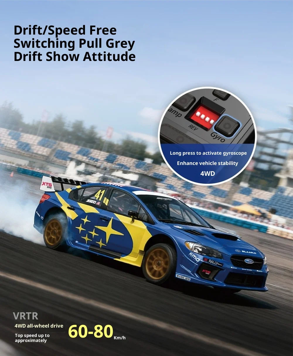 Rc Rally Car 1/10 F10 4wd Rtr Rc Simulation Racing Drift Off-Road Vehicle Model Rally Car 2.4g Remote Control Car Adult Boy Toys