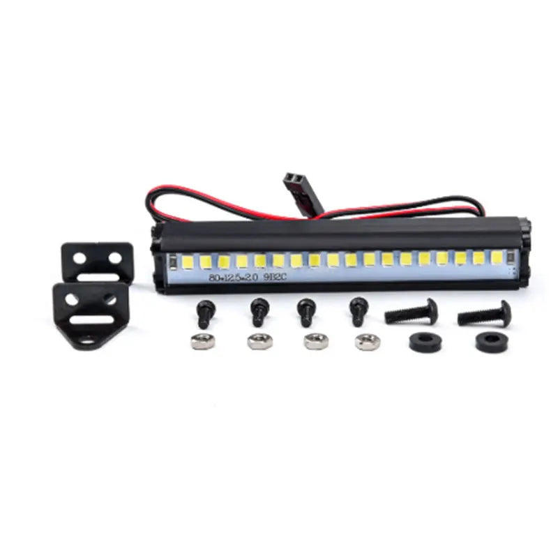 50mm 83mm Rc Car Led Light Bar Leds Lamp 1:10 Rc Car Part For Traxxas Trx4  90046  Scx10 Bright Led Lights Cool Accessory