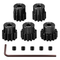 Steel Hardened 48P/32P Pinion Gears 13T 14T 15T 16T 17T 3.175mm Shaft for Traxxas Arrma HSP HPI AXIAL Tamiya Losi 1/10 RC Car