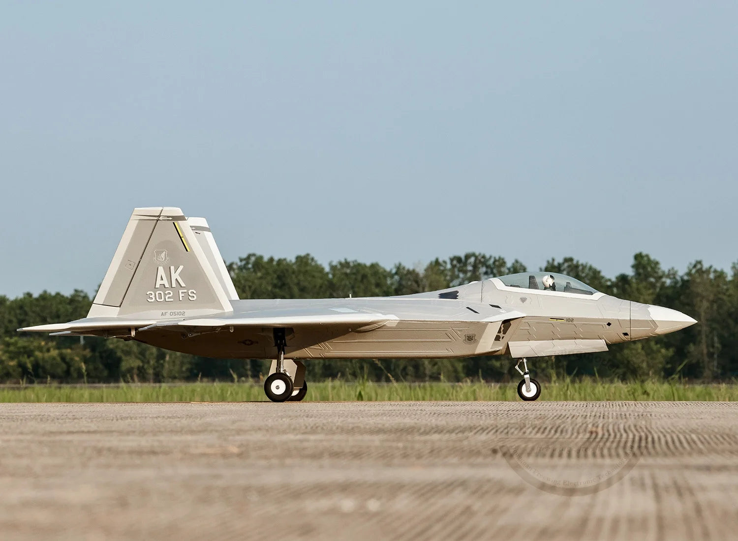 Freewing Flying Wing Model 70mm F-22 Raptor American "Raptor" Channel Fifth Generation Fighter Model Aircraft Toy Model