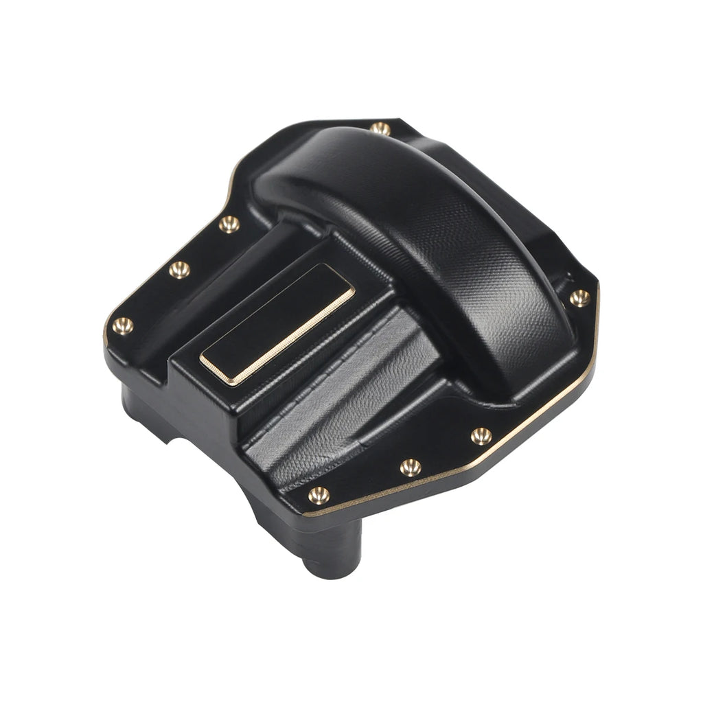 Black Brass Weights Steering Knuckles Portal Cover Set for Axial Capra SCX10 III AR45P SuperShafty CP44 Vanquish F9 Axle Housing