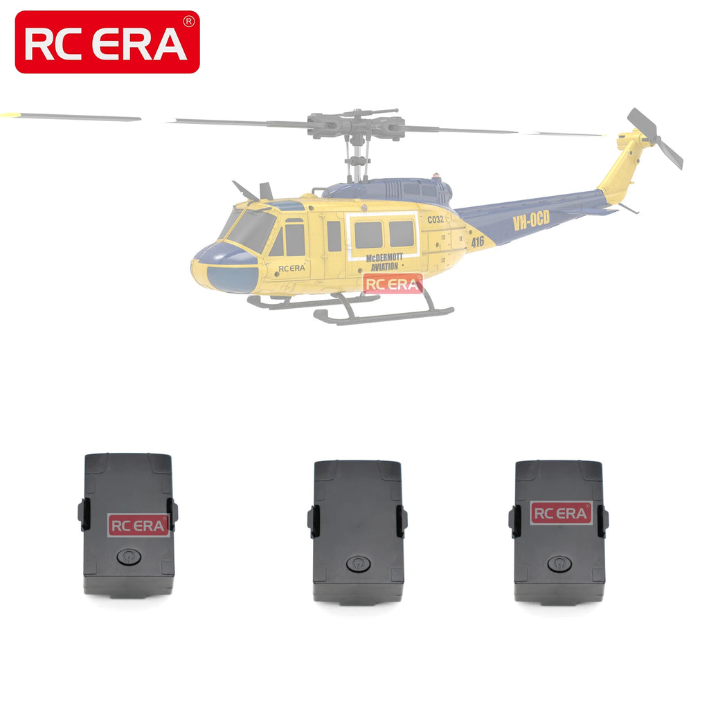 RC ERA C032 UH1 Huey Weathered Marine 6ch RC Helicopter with Optical Flow TOF Auto Stabilized Remote Control Hobby Toys for Boy