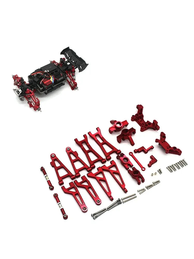 Aluminum Alloy Suspension Arm  Cup Set Upgrade Metal Parts Accessories For Mjx Hyper 1/16 Go  RC Car 16207 16208 16209 H16 H16BM
