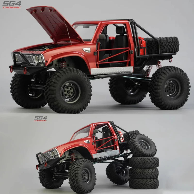 Crossrc Demon Sg4/Sp4 1/10 Rc Car Climbing Car Remote Control Vehicle Simulation Off-Road Vehicle Model Rtr/Kit Model Toy Gift