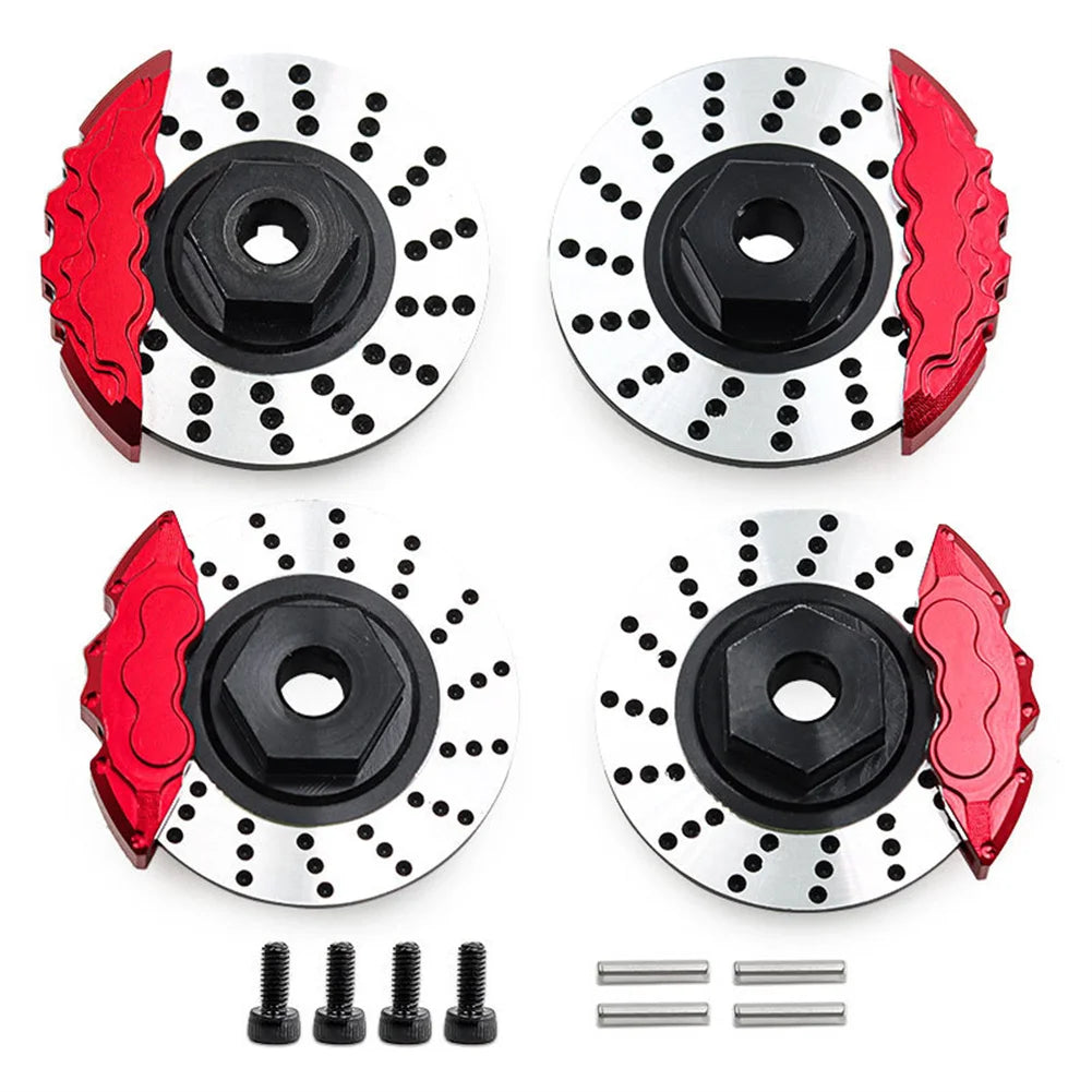 RC for Traxxas 4 Tec 2.0 Aluminum Brake Disc Red Caliper TRF10P202