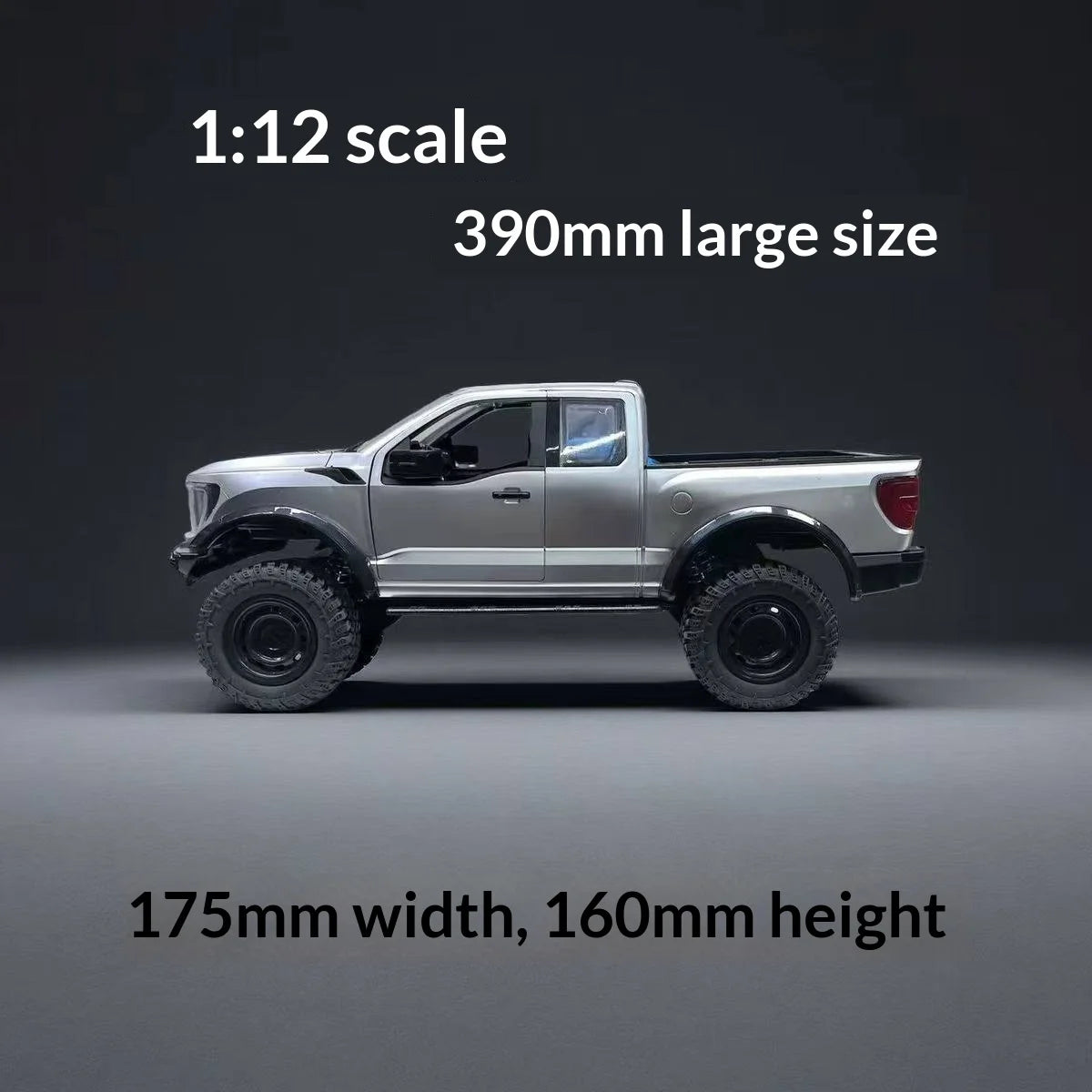 1:12 RC Car RC Pickup Truck F-150 4WD RC Crawler Full Proportion Metal Drive Shaft Gear Off-Road RC Car Lifelike Door Opening