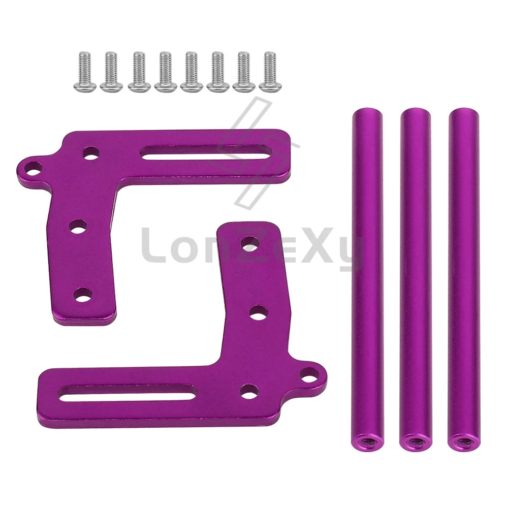 Aluminum Front Bumper Bull Bars for 1/10 RC Crawler Axial SCX10 TRX4 LCG Chassis FJ40 Dodge Power Wagon Cab Cliffhanger Body