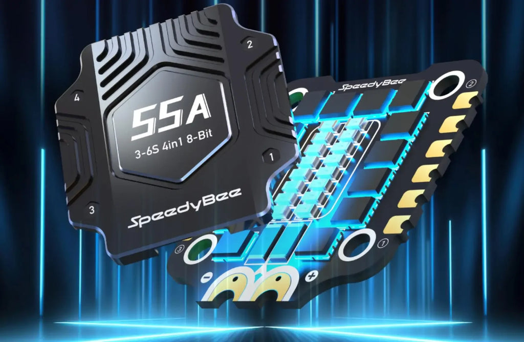 Speedybee F405 V4 Stack BLS 55A 4-in-1 ESC&FC 30x30 RC iNAV Betaflight Configure Bluetooth 3-6S FPV 5-8 inch frame Drone parts