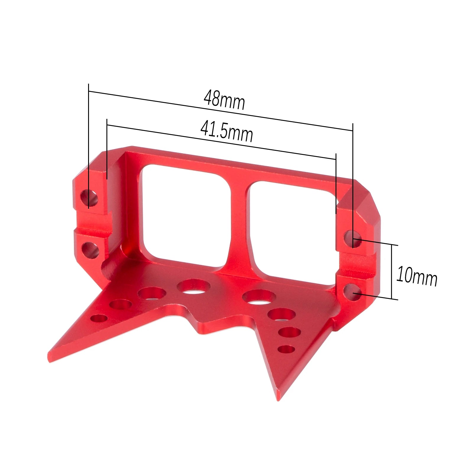 Aluminum Steering Servo Guard Armor Protective Cover Servo Mount for 1/10 RC Car Bouncer Axial Wraith 90018 RR10 Capra 1.9UTB