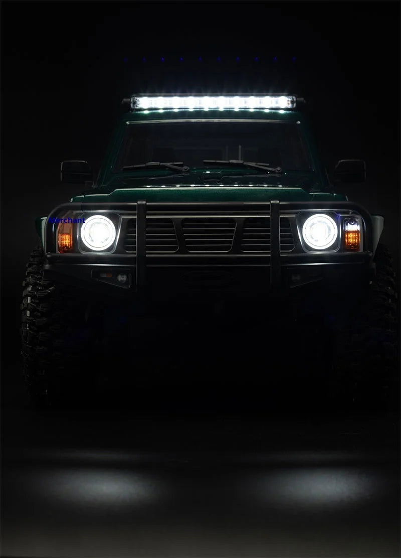 YK4107 Pro Brushless 1/10 Simulation Patrol RC Remote Control Brushless 4WD Differential Lock Climbing Car Off-road Vehicle Gift